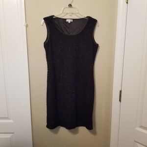 Olsenboye Black Sparkle Mini Dress
